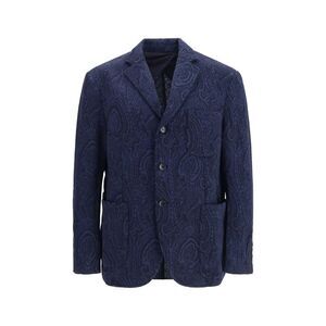 Etro Blue Wool Oves Aries Men's Jacket